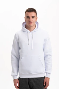 Мужское Худи AndreStar AndreStar Белый XXL (7762)
