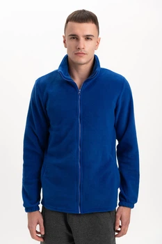 Мужская толстовка AndreStar Флисовая Синий 3XL (7707)