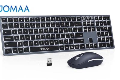 Беспроводной комплект JOMAA клавиатура + мышь с подсветкой 2.4 Ghz