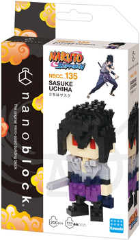 Klocki konstrukcyjne Nanoblock Naruto Sasuke Uchiwa 200 elementów NBCC-135 (4972825224229)