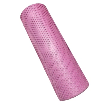 Массажный ролик рулон для йоги, фитнеса 60*15 см Feel Fit Розовый