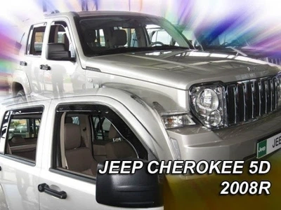 Дефлекторы окон ветровики Jeep Cherokee 5D 08-14 вставные 4шт Heko Джип Чероки АМ0033723