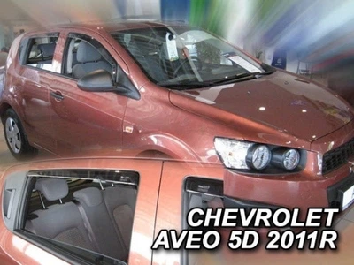 Дефлекторы окон ветровики Chevrolet AVEO 5D 11- вставные 4шт Heko Шевроле Авео АМ0033652