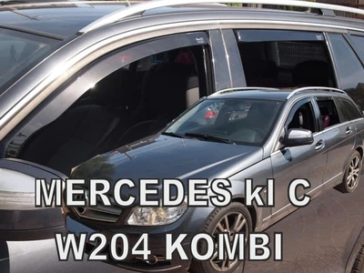 Дефлектори вікон вітровики Mercedes C 204 Combi 07-14 вставні 4шт Heko Мерседес Ц АМ0022814