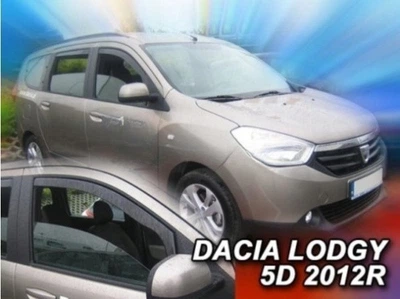Дефлекторы окон ветровики Renault Lodgy 5D 12-22 вставные 2шт Heko Рено Лоджи АМ0007783