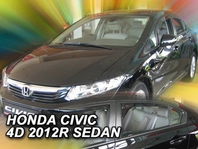 Дефлекторы окон ветровики Honda Civic 4D SD 12- вставные 4шт Heko Хонда Цивик АМ0007329