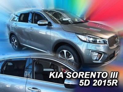 Дефлекторы окон ветровики Kia Sorento 3 5d 15-20 вставные 4шт Heko КИА Соренто АМ0007428