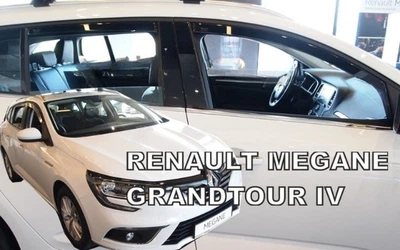 Дефлекторы окон ветровики Renault Megane 4 5D Grandtour 16- вставные 4шт Heko Рено Меган АМ0054090