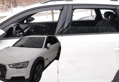 Дефлекторы окон ветровики Audi A4 B9 5D Allroad Avant 16- вставные 4шт Heko Ауди А4 АМ0054186