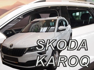 Дефлекторы окон ветровики Skoda Karoq 5D 17- вставные 4шт Heko Шкода Карок АМ0054092