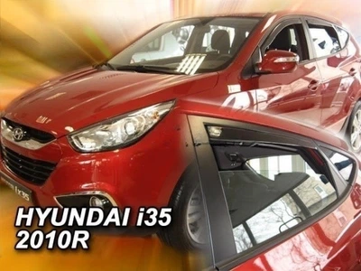 Дефлектори вікон вітровики HYUNDAI ix35 5D 10-15 вставні 4шт Heko Хендай іх35 АМ0033719