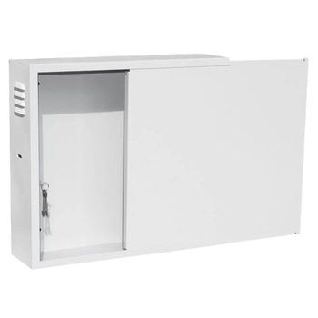 Антивандальный ящик БК-550-3-1-2U (150х550х500) К-4549 IP20 нагрузка до 60 кг Серый