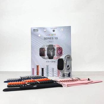 Розумний годинник Smart 10 + 8 ремінців (Сірий)