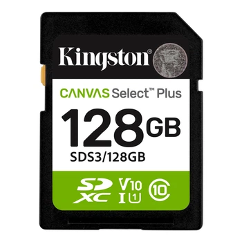 Карта пам'яті Kingston Canvas Select Plus SDXC 128GB UHS I Class 10 V10 (SDS3/128GB)