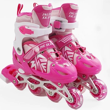 Детские ролики со Светящимися Колесами Раздвижные Inline Skate