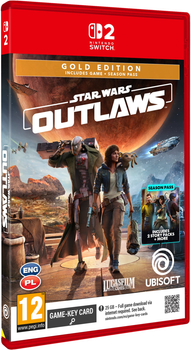 Гра Nintendo Switch 2 Star Wars Outlaws Gold Edition (електронний ключ) (3307216304838)