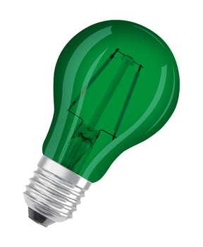 Лампа світлодіодна 2,5W 230V 45lm 7500K E27 60x105mm груша [4058075433984] Osram Star Classic Green