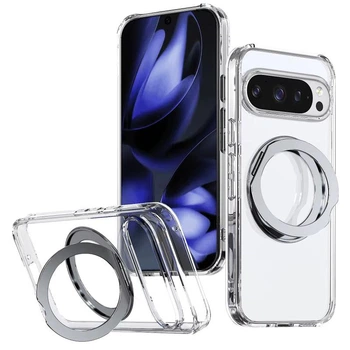 Противоударный Чехол TPU+PC Aura Fold для Google Pixel 9 / 9 Pro / 10 / 10 Pro Transparent