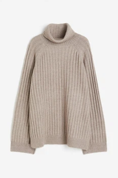 Жіночий светр H&M 206430-2 M(170/96) бежевий (2064300004)