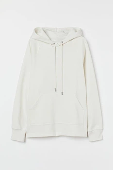 Жіноче худі H&M 210663-4 S(165/88) молочний (02106630003)