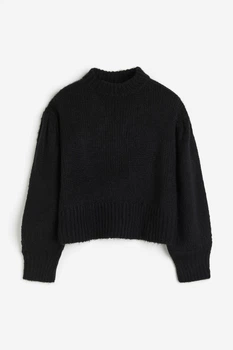 Жіночий светр H&M 205819-2 XL(180/116) чорний (2058190006)
