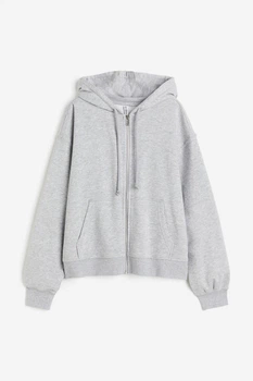 Жіноча толстовка H&M 211132-4 2XS(155/76) сірий (02111320001)