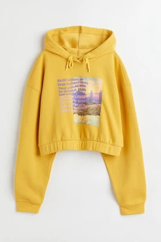 Жіноче худі H&M 208691-4 XL(175/116) жовтий (2000005015687)