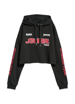 Жіноче худі H&M 709530-4 XL(175/116) чорний (2000004890391)