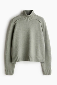 Жіночий светр H&M 211287-2 M(170/96) зелений (2112870004)