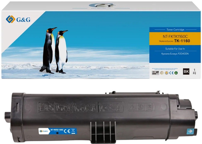 Тонер-картридж G&G NT-FKTK1160C Black