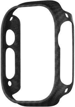 Etui plecki Pitaka Air Case do Apple Watch 10 42mm Black/Grey (AWB2404)
