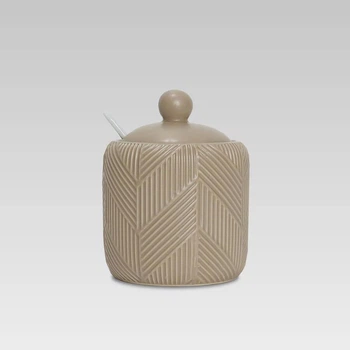 Сахарница керамическая Maestro Geometry Beige 300 мл (MR-20004-09)
