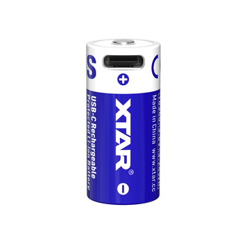 Акумуляторна батарея 16340 XTAR Pro 3.6V Li-ion 900mAh із роз'ємом USB-C | мaкс. розряд - 2.7А | 1шт.