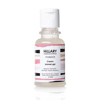 Натуральный крем-гель для душа POWDER Cream Shower Gel Hillary 35 мл 2314960299697