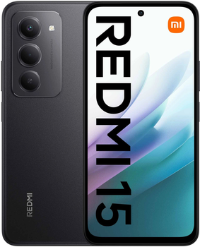Smartfon Xiaomi Redmi 15 4G 8/256GB NFC Midnight Black (MZB0KPLEU)