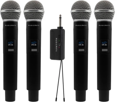 Беспроводная микрофонная система MusicMate MM-600 QuadraVoice (5904119286377)