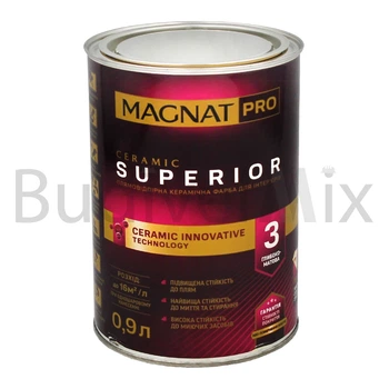 Фарба інтер'єрна Magnat Pro Ceramic Superior 3 база А керамічна 0,9 л біла глибокоматова