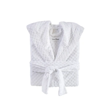 Халат Lotus Home Larna белый L/XL (svt-2000022345965)