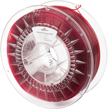 Filament do drukarek 3D Filament Spectrum PET-G Premium 1.75mm 1000 g Red (5903175657640)