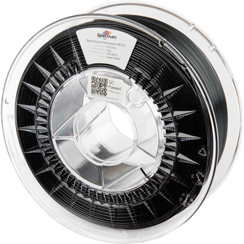 Filament do drukarek 3D Filament Spectrum PET-G Premium 1.75mm 1000 g Black (5903175657602)