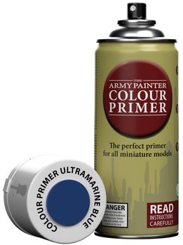 Акрилова фарба і грунтовка The Army Painter: Colour Primer - Ultramarine Blue для фарбування макетів (5713799302211)