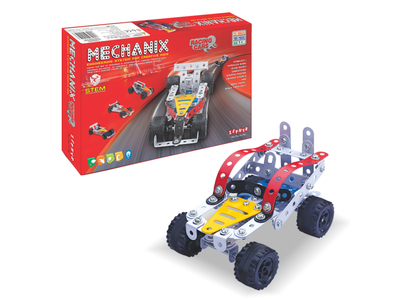 Конструктор металлический Mechanix Гонки на автомобилях, Zephyr (1014), 155 дет.