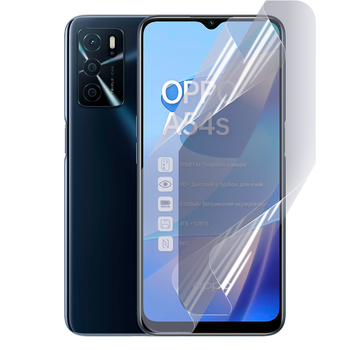 Плёнка гидрогелевая матовая для OPPO A54s протиударная прозрачная