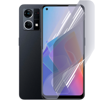Плёнка гидрогелевая для OPPO Reno 7 глянцевая противоударная прозрачная