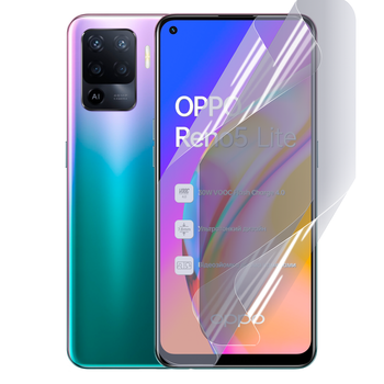 Плёнка гидрогелевая матовая для OPPO Reno 5 Lite протиударная прозрачная