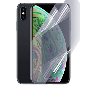 Антишпион приватная плёнка гидрогелевая для смартфона Apple iPhone XS Max противоударная прозрачная