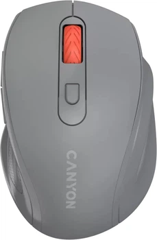 Mysz Canyon OnClick 20 Ergonomic Silent Wireless Dark Grey (CNE-CMSW20DG)