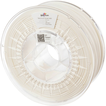 Filament do drukarek 3D Filament Spectrum Smart ABS 1.75mm 1000 g White (5903175658173)