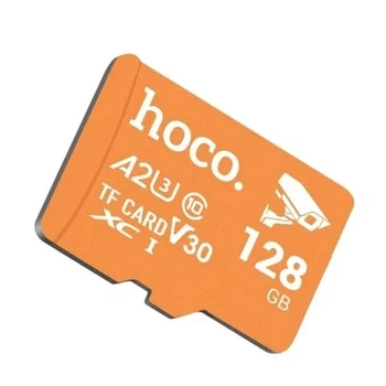 Карта памяти Hoco microSD 128 GB TF ultra-high-speed surveillance camera card (U3/V30/A2)
