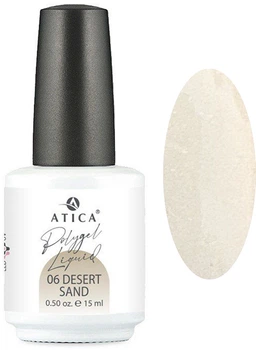Рідкий полігель Polygel Liquid №06 Desert Sand Atica, 15 мл